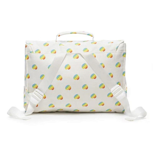 Портфель школьный текстильный Ratatam "Hearts", цветные сердца